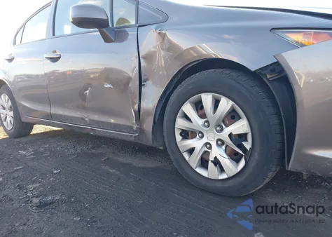 2012 Honda Civic Lx from USA, damaged, VIN 19XFB2F59CE356316